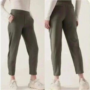 Athleta Brooklyn Ankle Pant Size 0 Mountain Olive